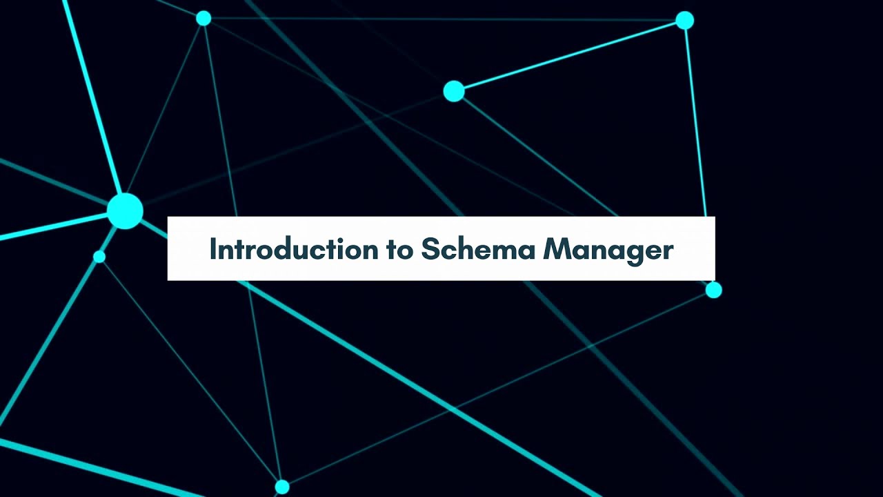 Introduction to Schema Manager
