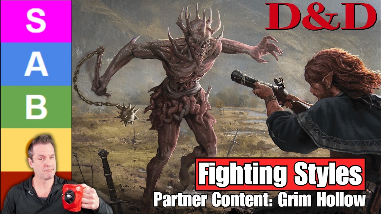 D&D 5.5: New Fighting Styles - Grim Hollow - Partner Content