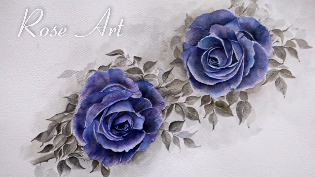 Rose Flower Watercolor Painting | Watercolor Illustration