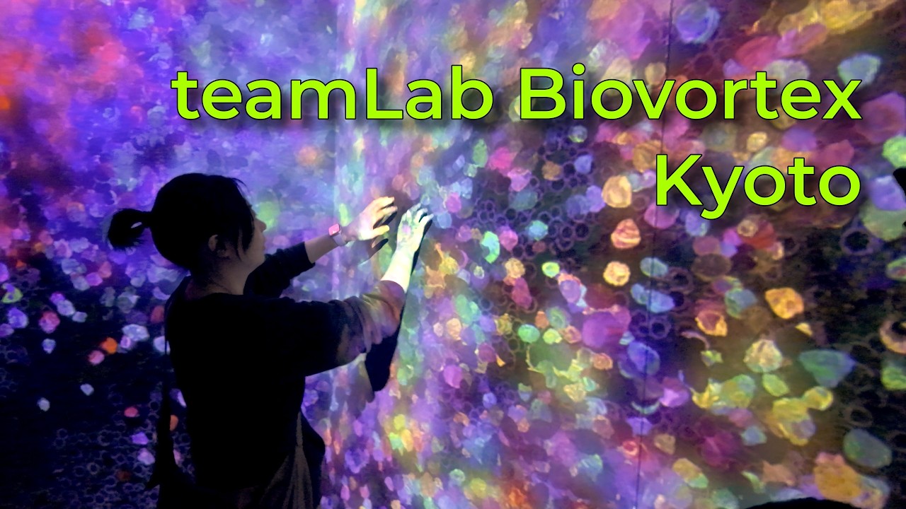 4K Kyoto | Inside the NEW teamLab Biovortex Kyoto: Immersive Soap Bubbles & Vortex Art