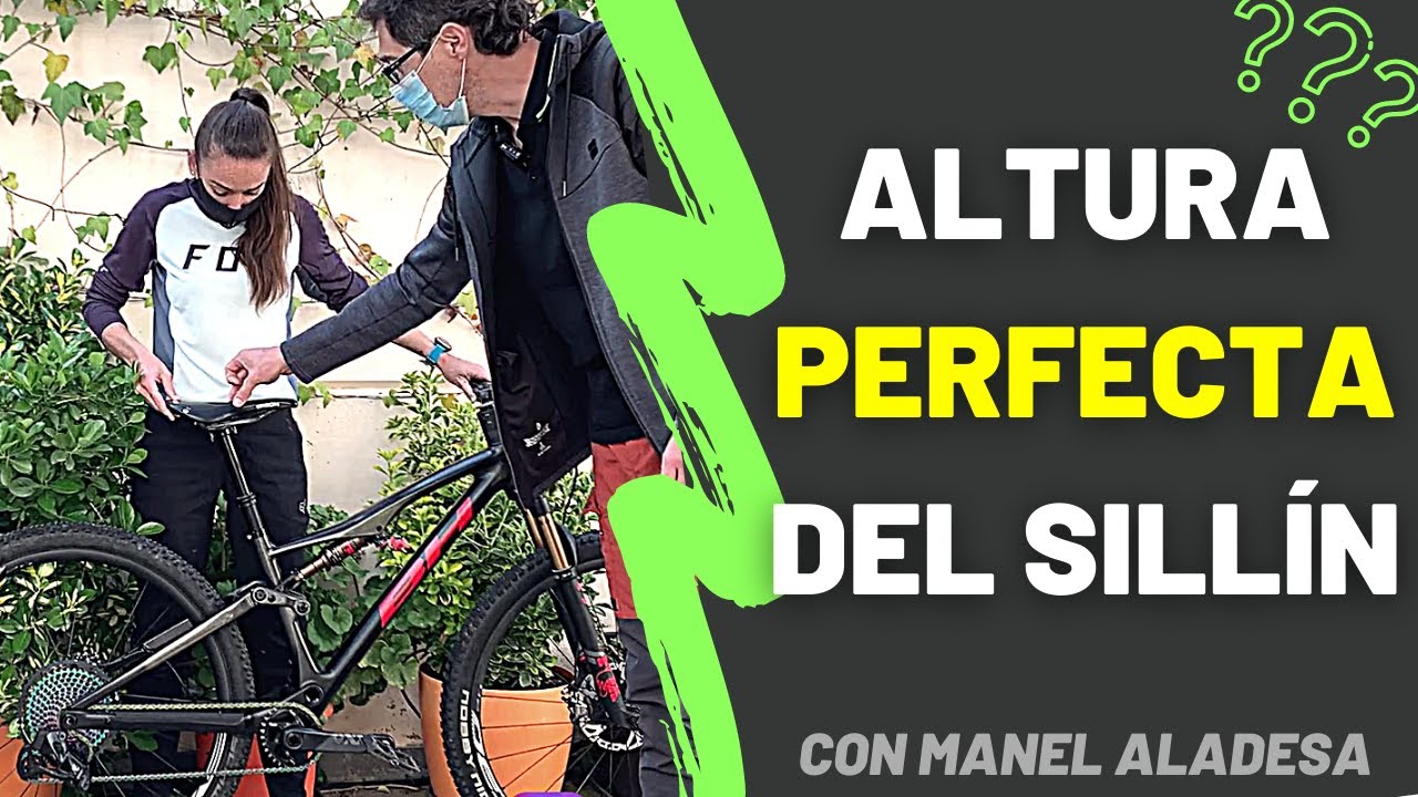 ❓Cual es la altura CORRECTA del sillín de tu bicicleta - Manel Aladesa biobike_salut & Laura Celdran