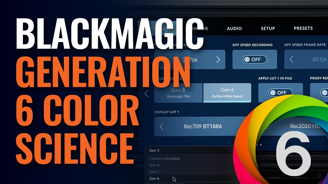Технология цветопередачи Blackmagic 6-го поколения