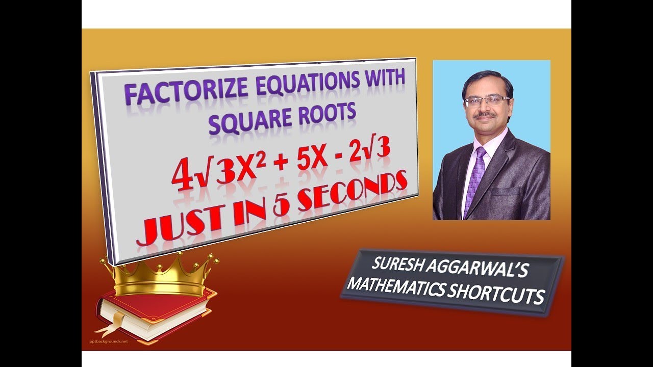 Factorize Quadratic Polynomials with Square Roots