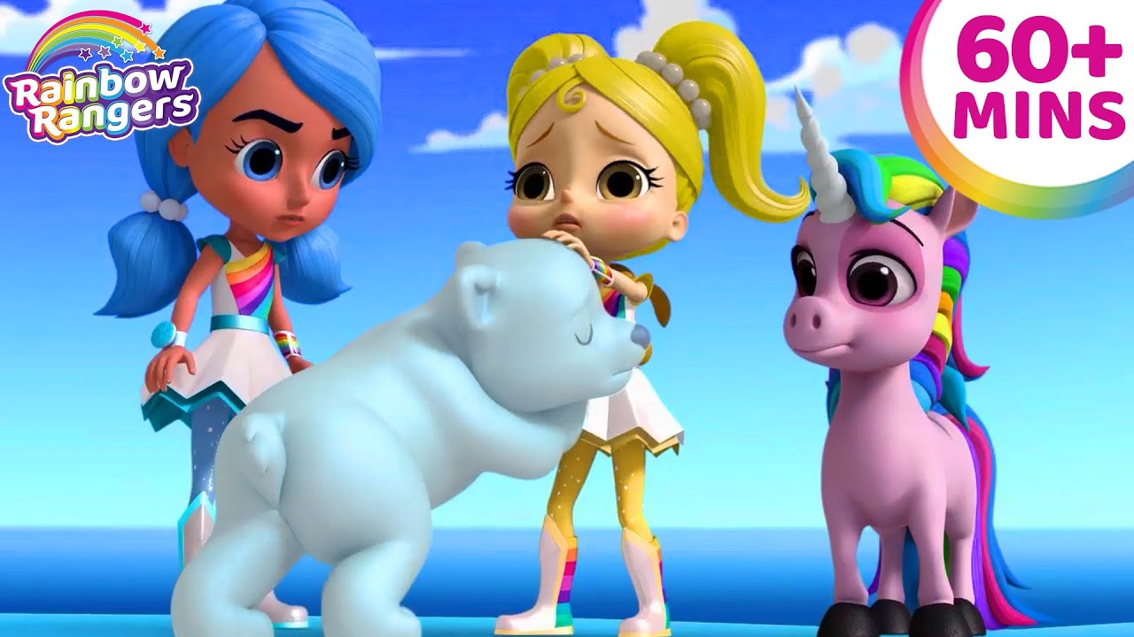 Go with the Rainbow Floe ❄️ & more FULL EPISODES 🌈 Rainbow Rangers 🐻‍❄️