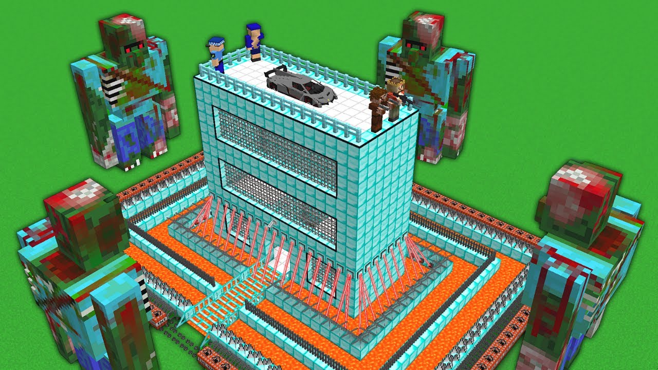 ZOMBİ KRAL VS GÜVENLİ EV! 😱 - Minecraft