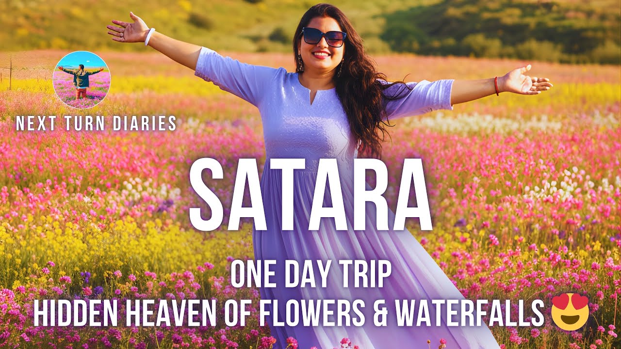 Satara in One Day🌿| Kaas Pathar, Vajrai & Thoseghar Waterfalls | Hidden Heaven of Maharashtra!