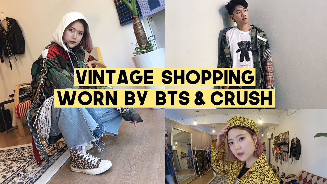 Shopping Vintage Outfit in Korea: Worn by BTS, Crush, Zico, IU and more | Q2HAN
