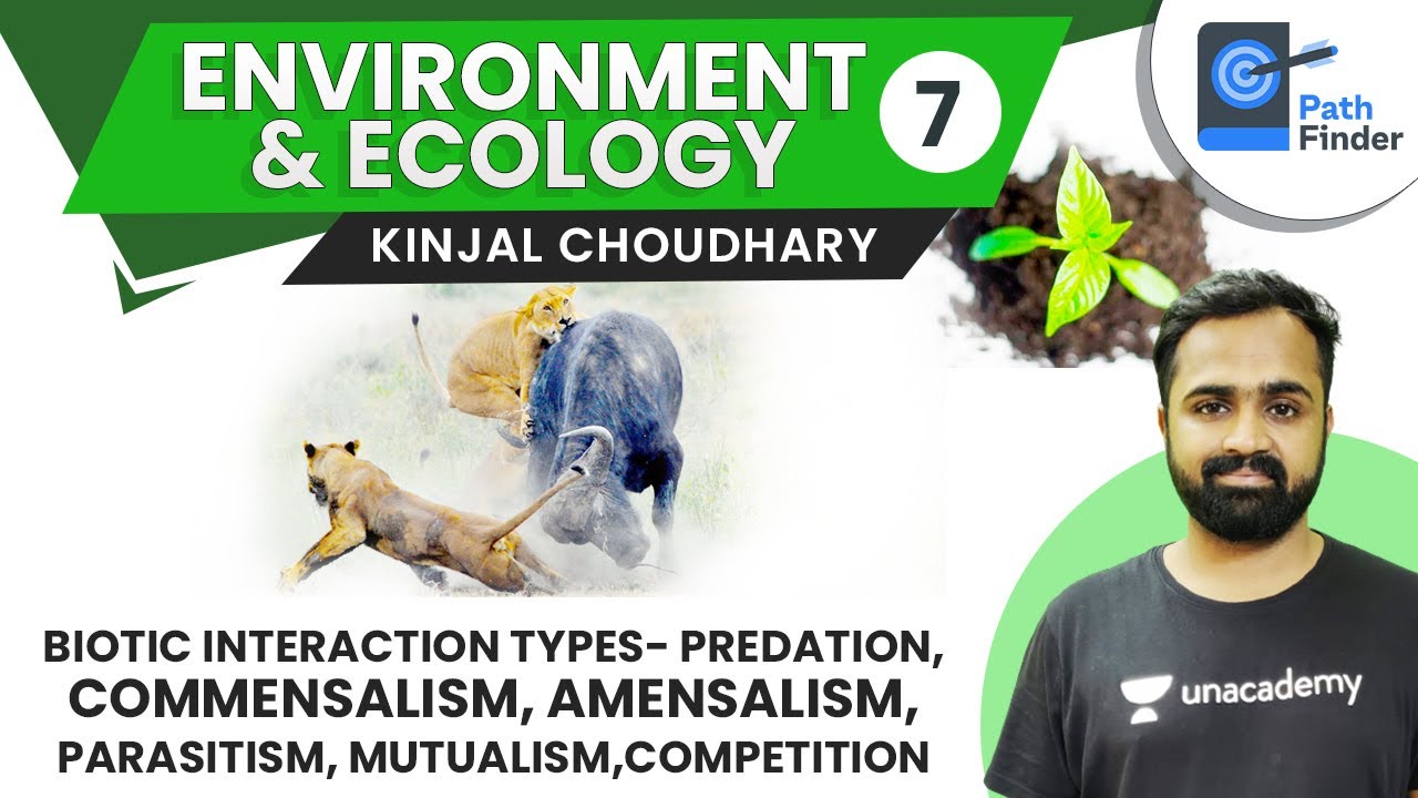 L7: Biotic Interaction Types | Crack UPSC CSE/IAS 2021 | Kinjal Choudhary