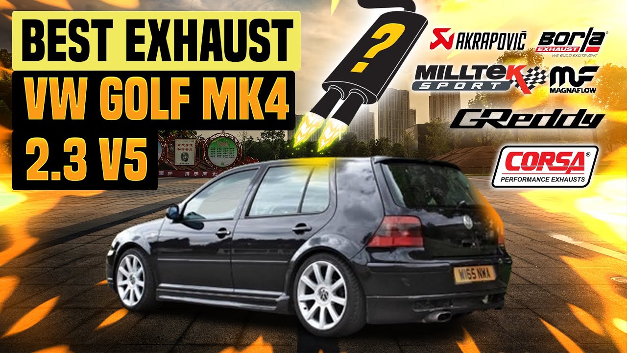 VW Golf MK4 Exhaust Sound 2.3 V5🔥 Milltek,Modified,Turbo,Review,Upgrade,Fox,Friedrich,Sportex,Mods+