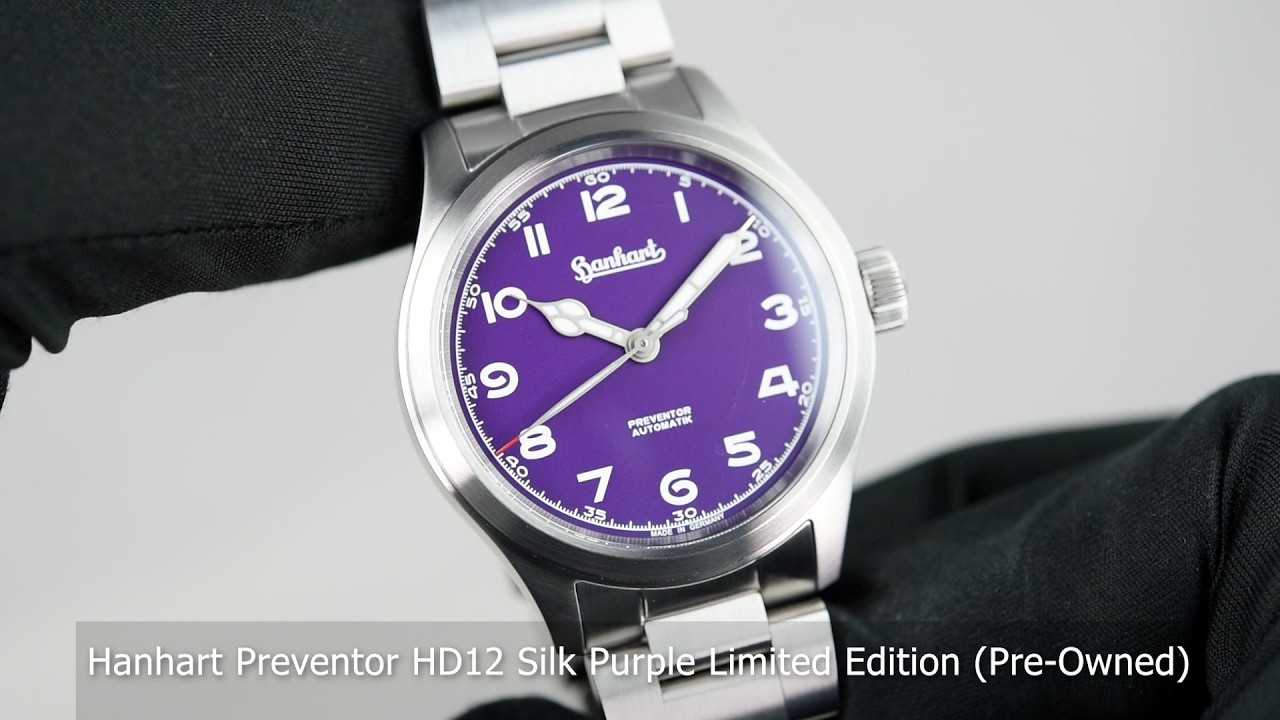 Часы Hanhart Preventor HD12 Silk Purple Limited Edition (б/у)