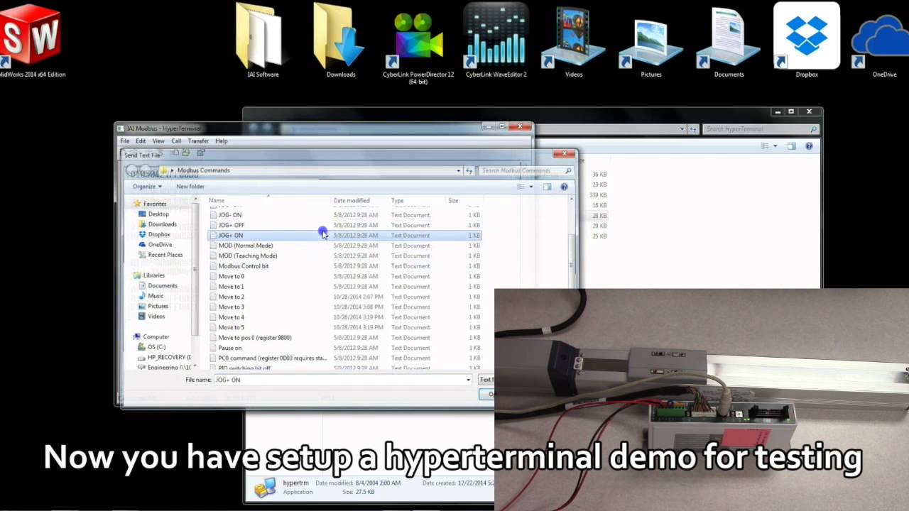 MODBUS Serial Communication for IAI in ASCII Mode