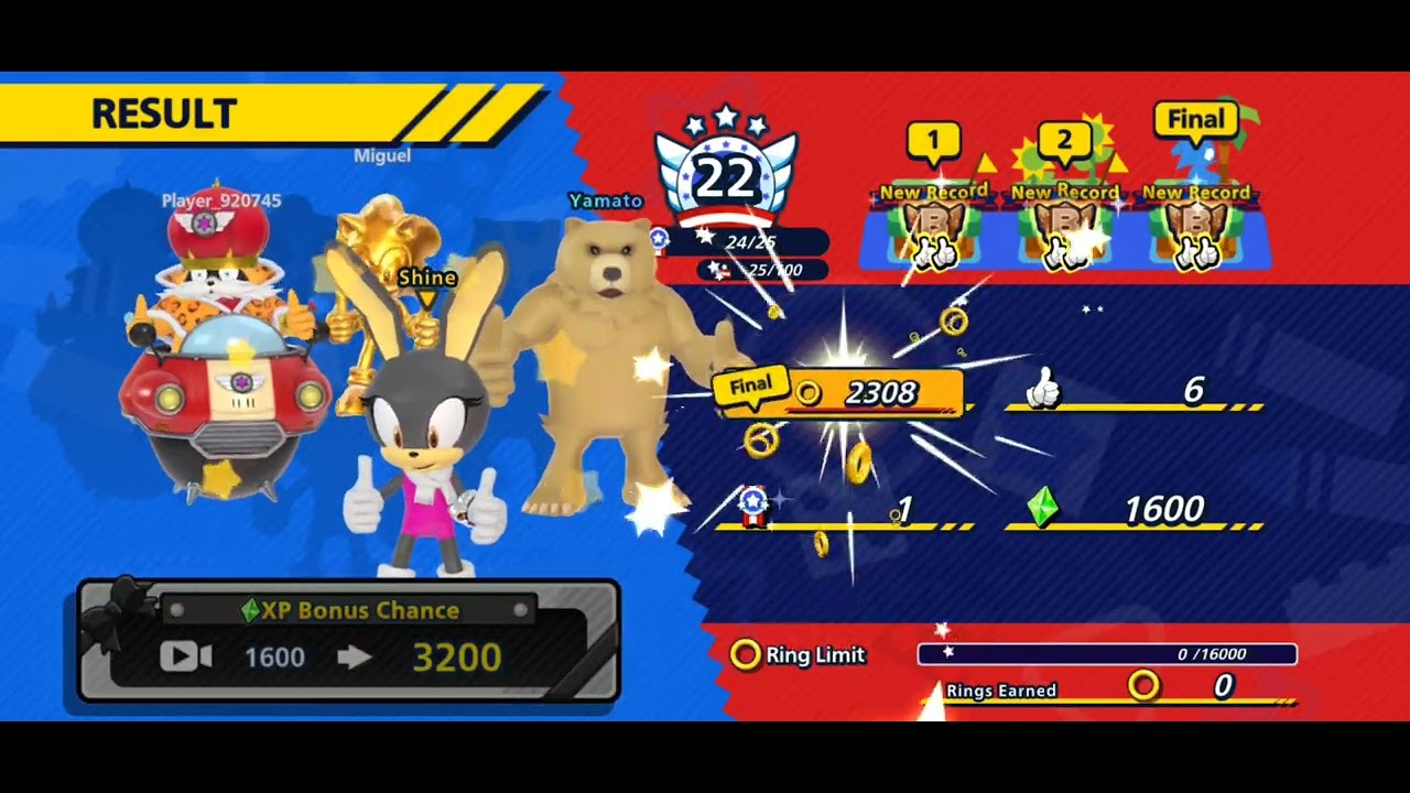 A sonic rumble gameplay 