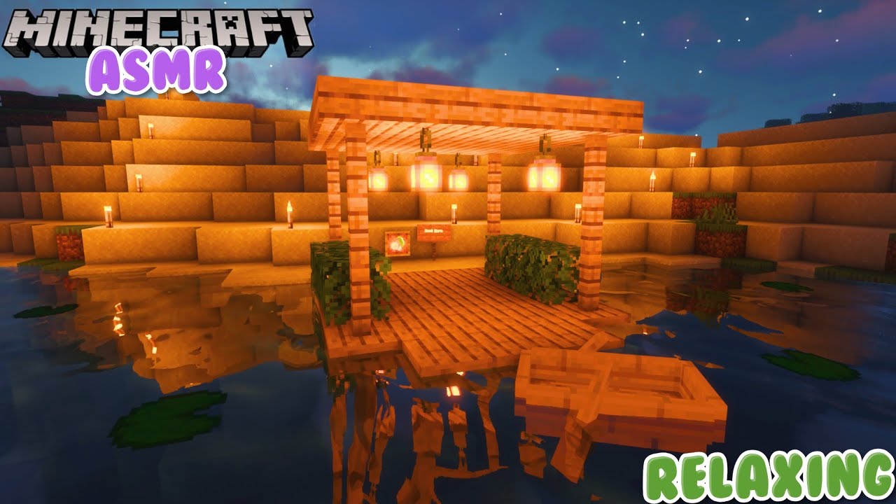 Minecraft ASMR | Peaceful Ambient music for studying and sleeping 