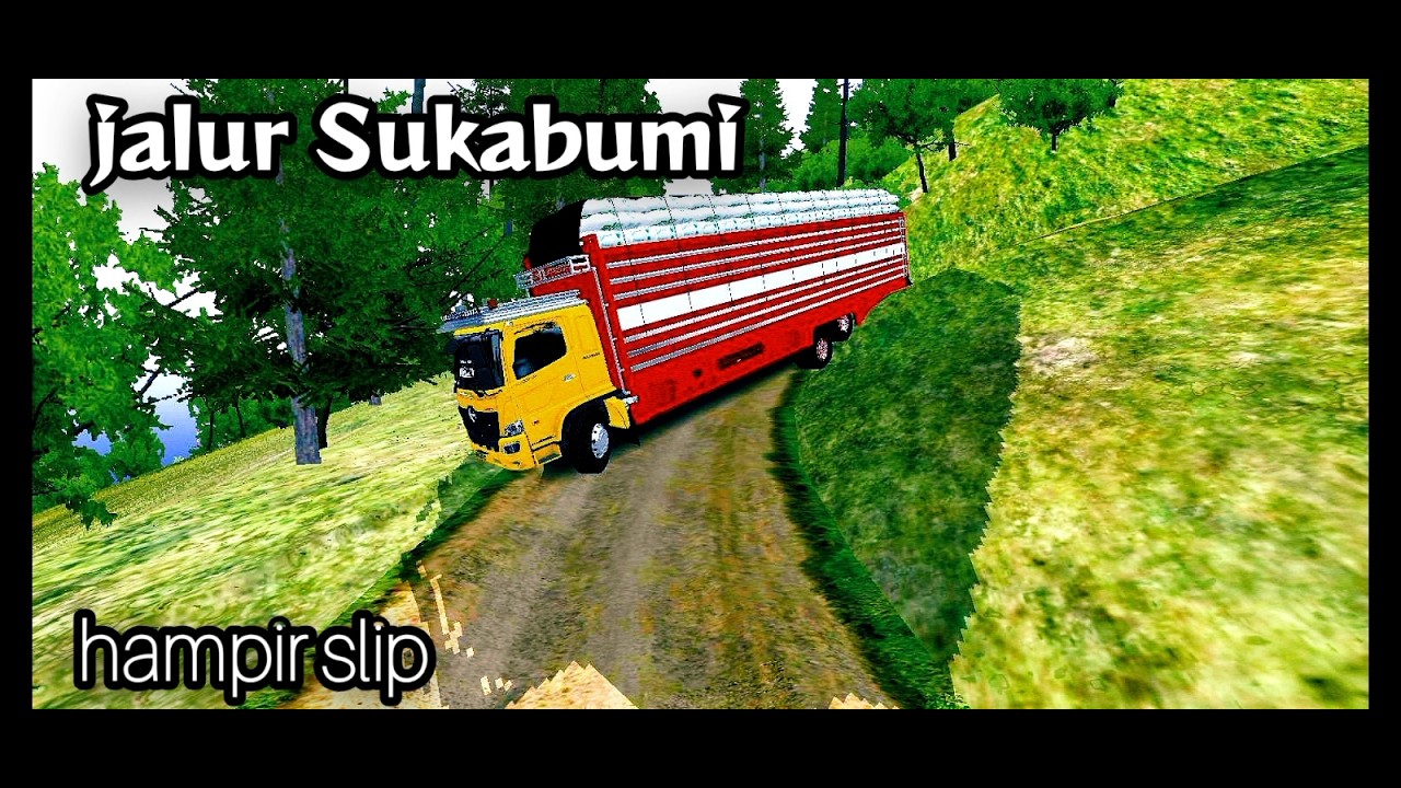 jalur extrem sukabumi ‼️#bussid #jalurextrem #jalursukabumi #bussidindonesia 