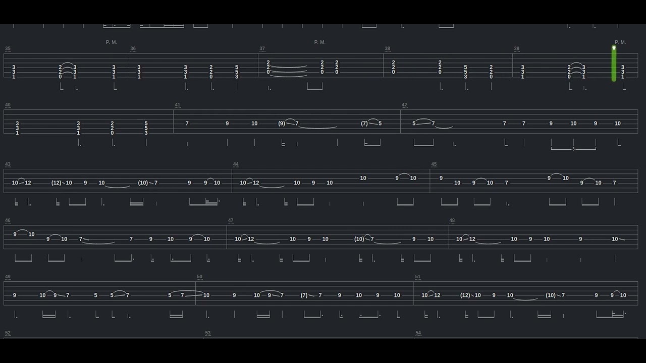 Autumnal Fires Tab by Mourning Beloveth + Guitar only + Guitar tab
