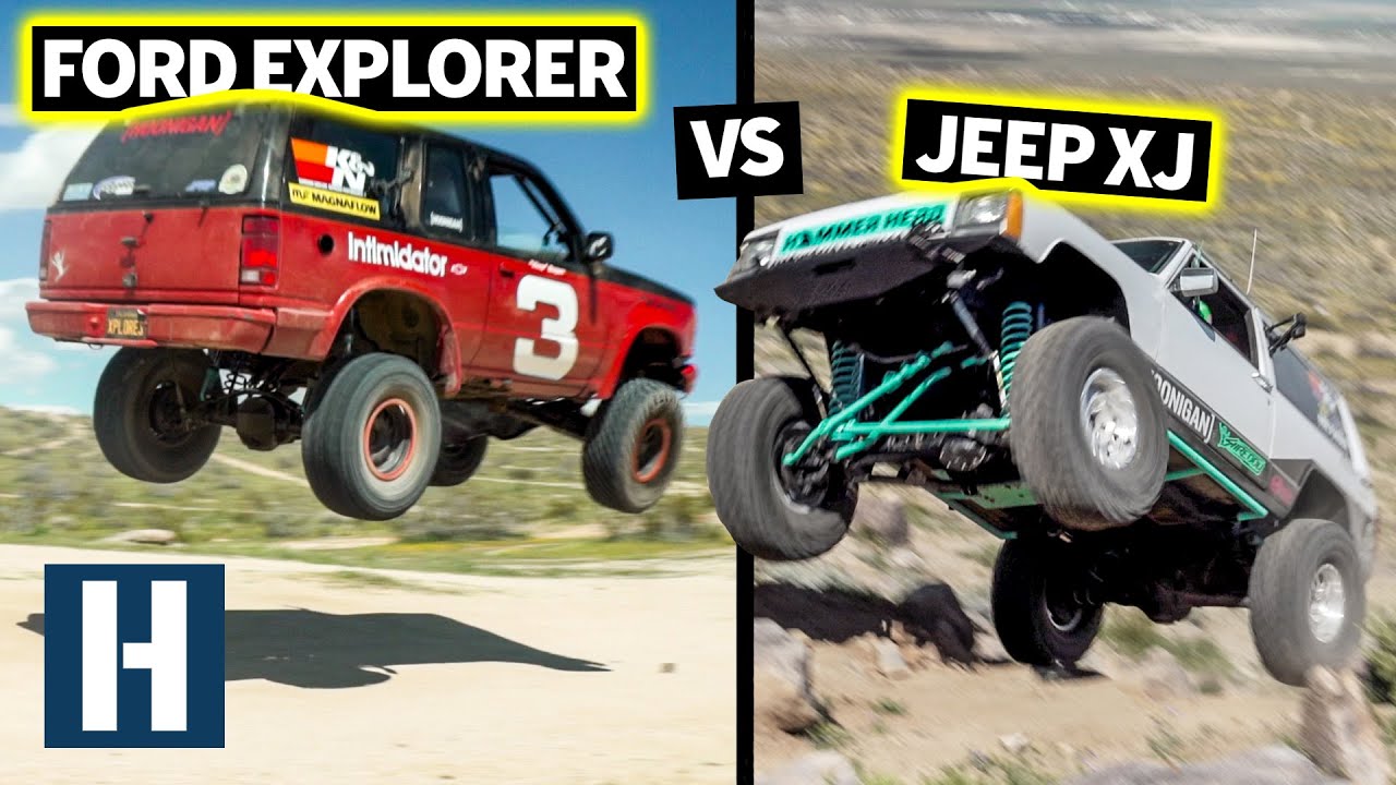 Build & Battle Off-Road FINALE: Jumps, Crawls, Climbs, Jeep XJ vs Ford Explorer. Who Will Survive?