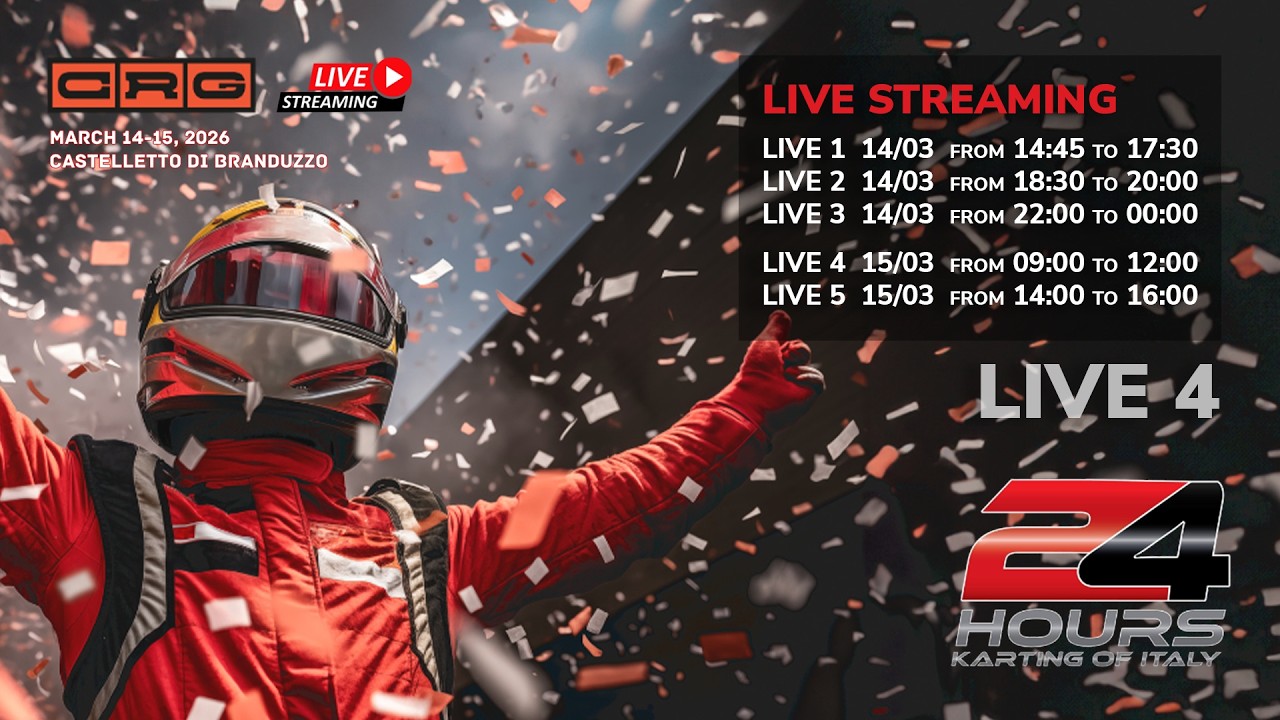 CRG 24 HOURS KARTING OF ITALY 2026 - LIVE 4