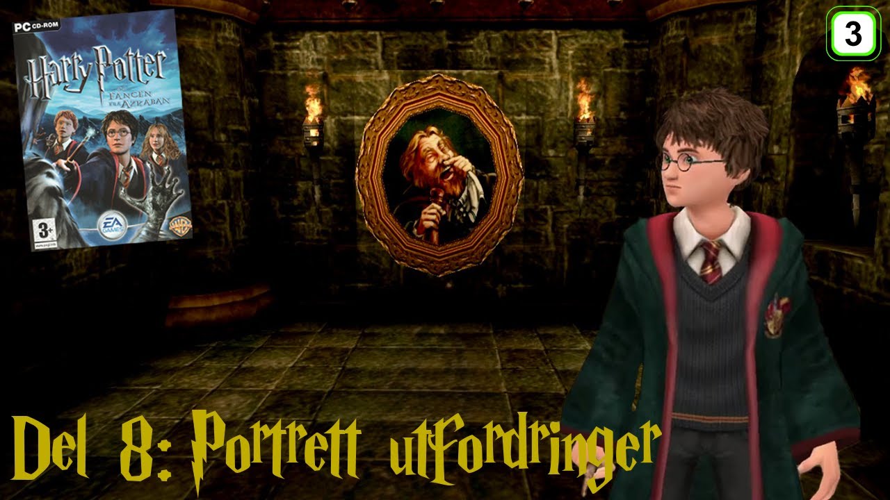 PORTRETT UTFORDRINGER - Harry Potter og Fangen fra Azkaban PC Del 8 | Norsk Retrogaming