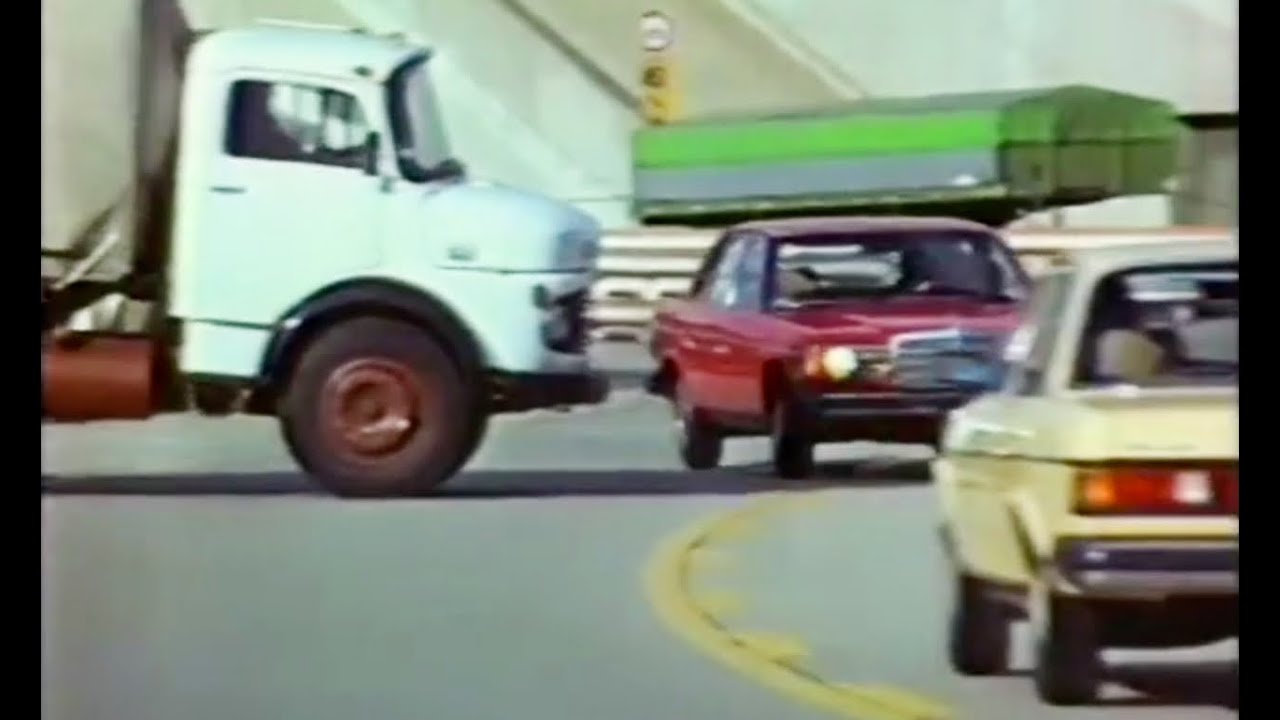 1982 Mercedes 240D commercial- efficiency in all its forms