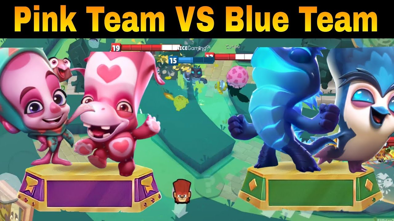 Pink Team VS Blue Team | Which Team Is Dangerous | Zooba