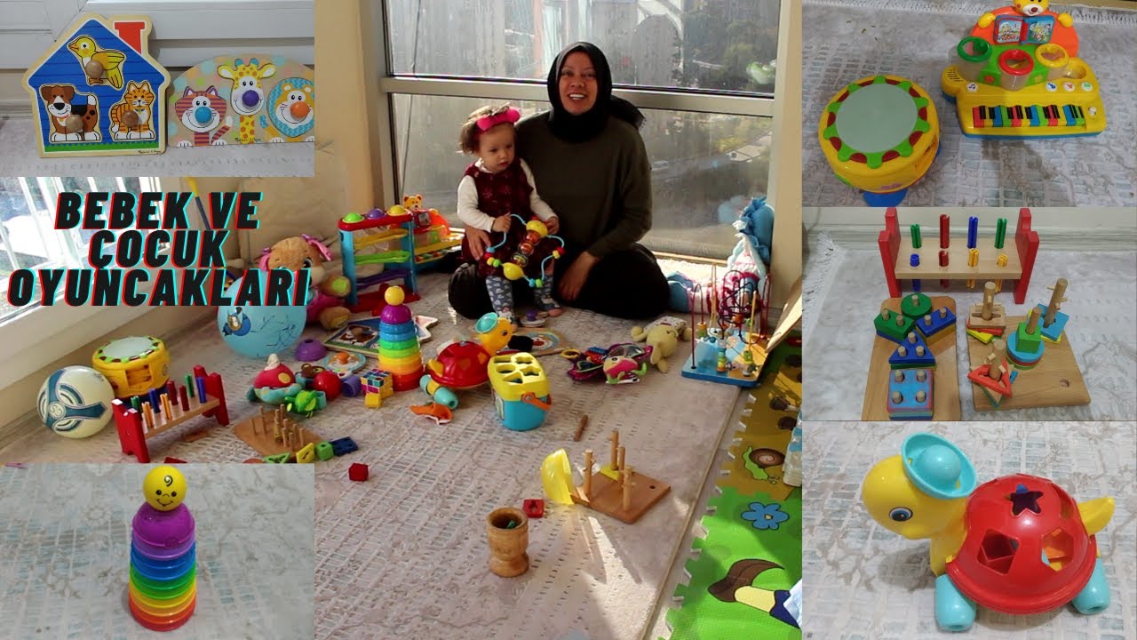 OYUNCAKLARIMIZ | 1 YAŞ ÖNCESİ VE SONRASI OYUNCAK SEÇİMLERİM | 15 aylık kızımla oyun