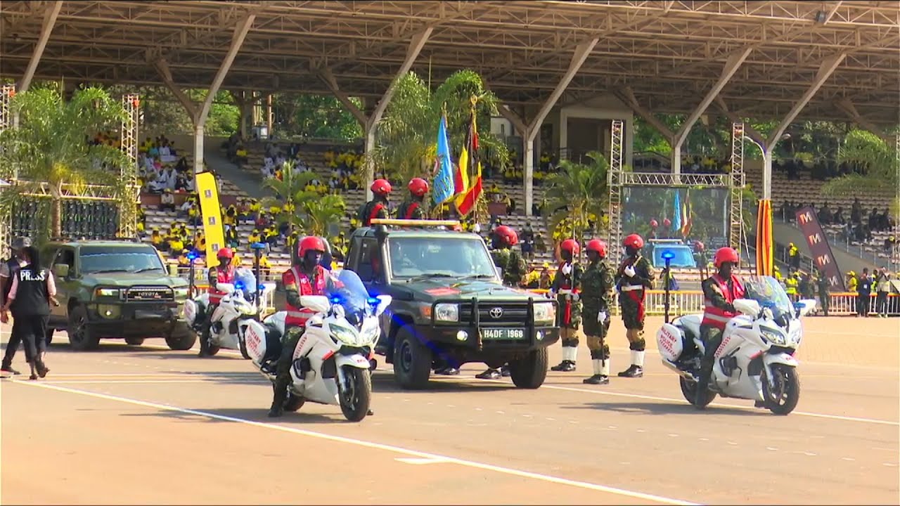 How the National Flags arrived at Kololo 🇺🇬 at the 40th Liberation Anniversary