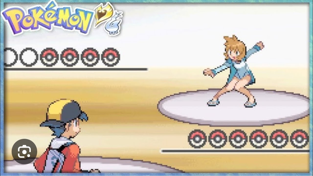 Pokemon HeartGold Battling Gym Leader Misty!
