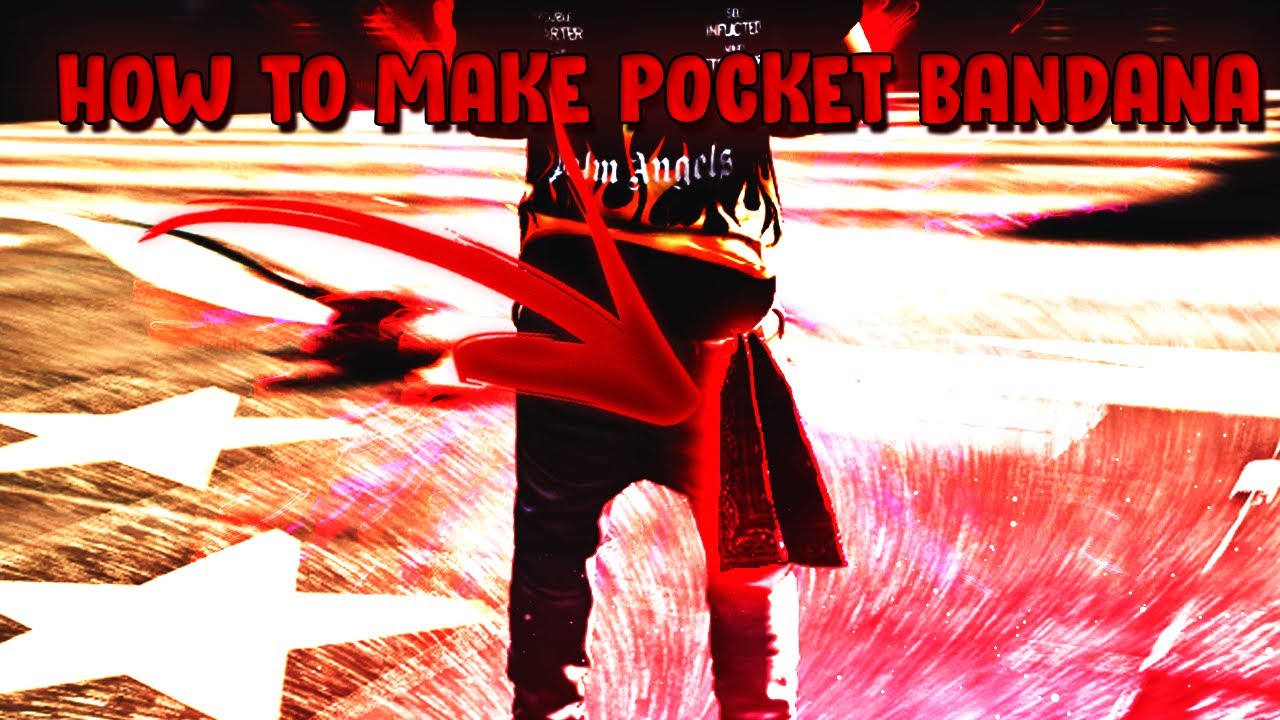 HOW TO MAKE A POCKET BANDANA! (For Saggy Jeans)