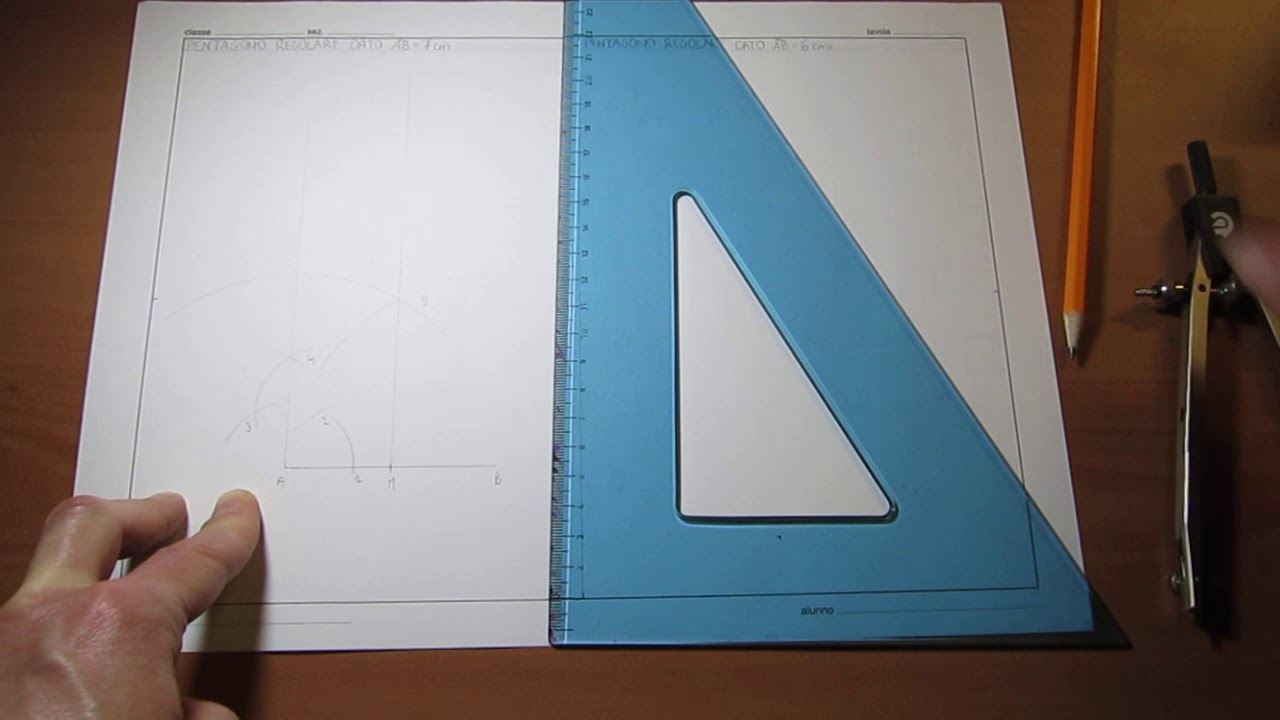 PENTAGONO REGOLARE DATO IL LATO