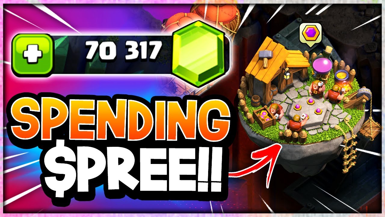 CRAZY Clan Capital SPENDING and UPGRADE SPREE (Clash of Clans)