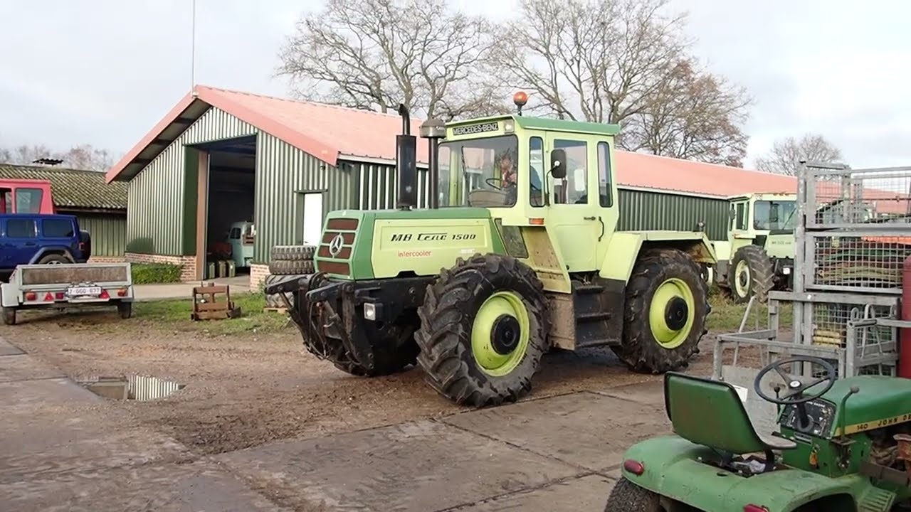 Mercedes MB Trac 1500 @ HappyOldIron Antique tractors in Belgium