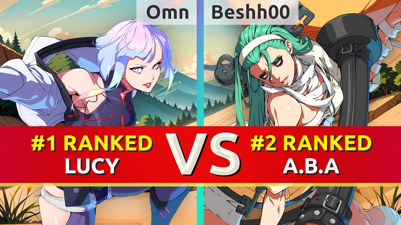 GGST 2.00 ▰ Omn (#1 Ranked Lucy) vs Beshh00 (#2 Ranked A.B.A). High Level Gameplay