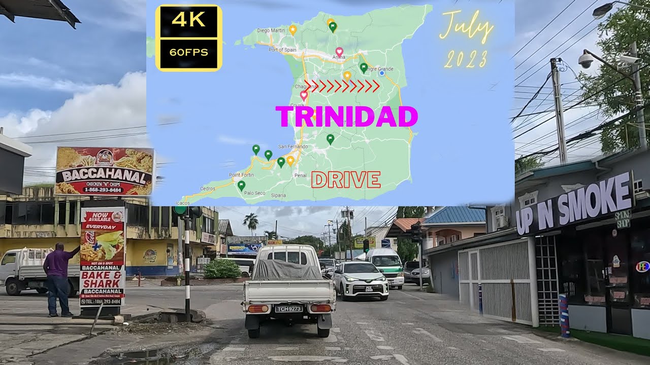 A #realtime  #drive from West to East Trinidad - Warren Rd to Little Cora Rd in July 2023 on a #4x4