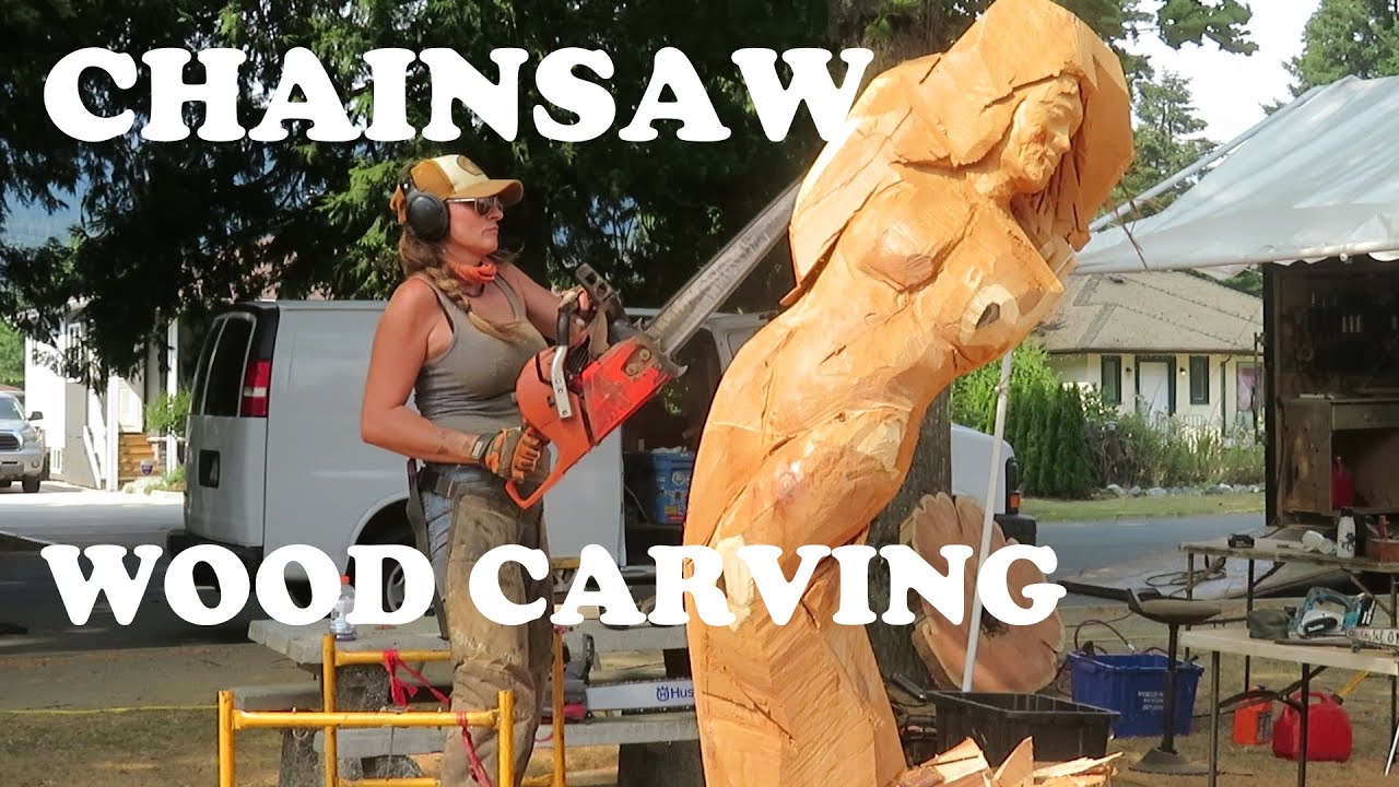 Chainsaw Wood Carving competition, Part-1 Hope BC 2025