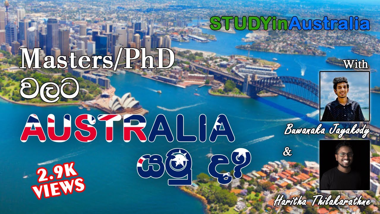 Degree එකෙන් පස්සේ Masters/PhD වලට Australia යමු! | Masters & PhD in Australia with Haritha