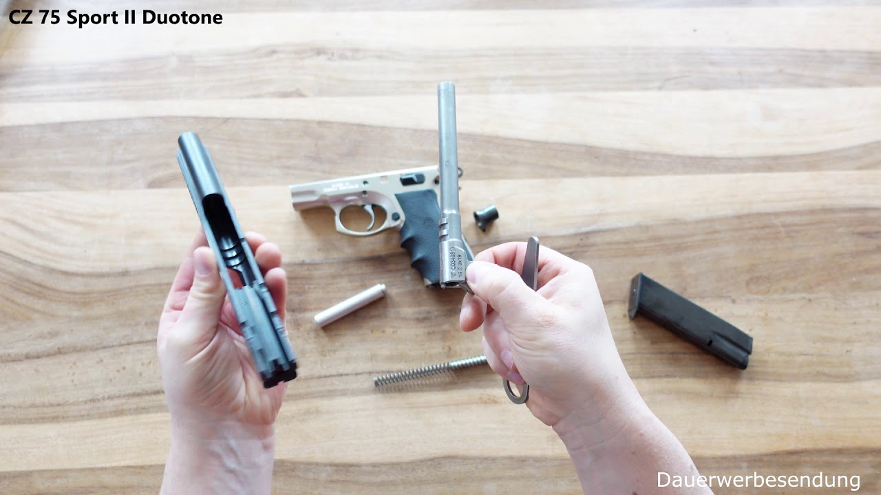 Vorstellung CZ 75 Sport II Duotone  im Kaliber 9mm Luger