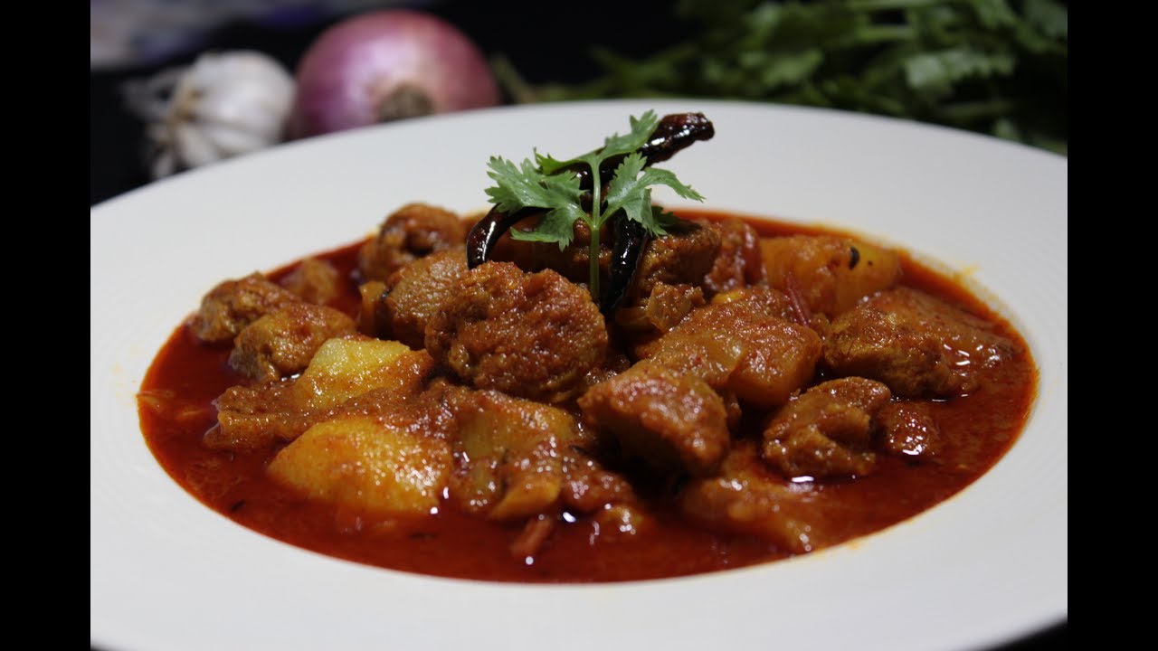Soyabean Kosha - সয়াবিন কষা - Bengali Style Soyabean Curry