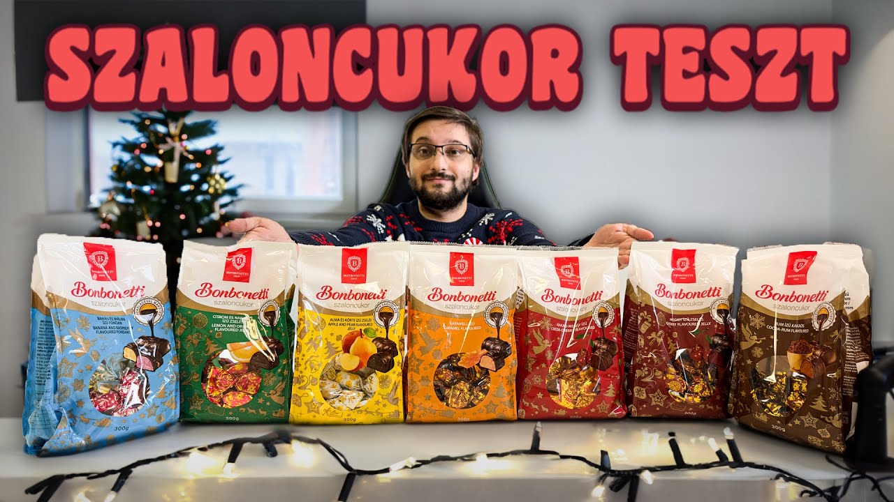 🎄BONBONETTI SZALONCUKOR KÓSTOLÁS🍬