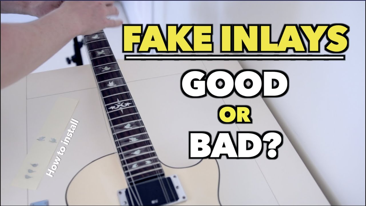 Fake Inlay Stickers - Good or bad? How To Install/Use. Advice/Tips/Before + After