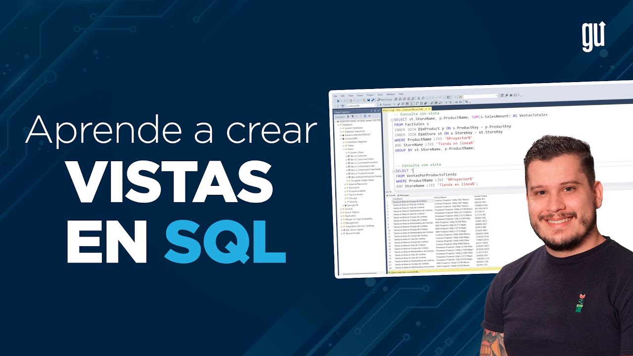Aprende a crear Vistas en SQL