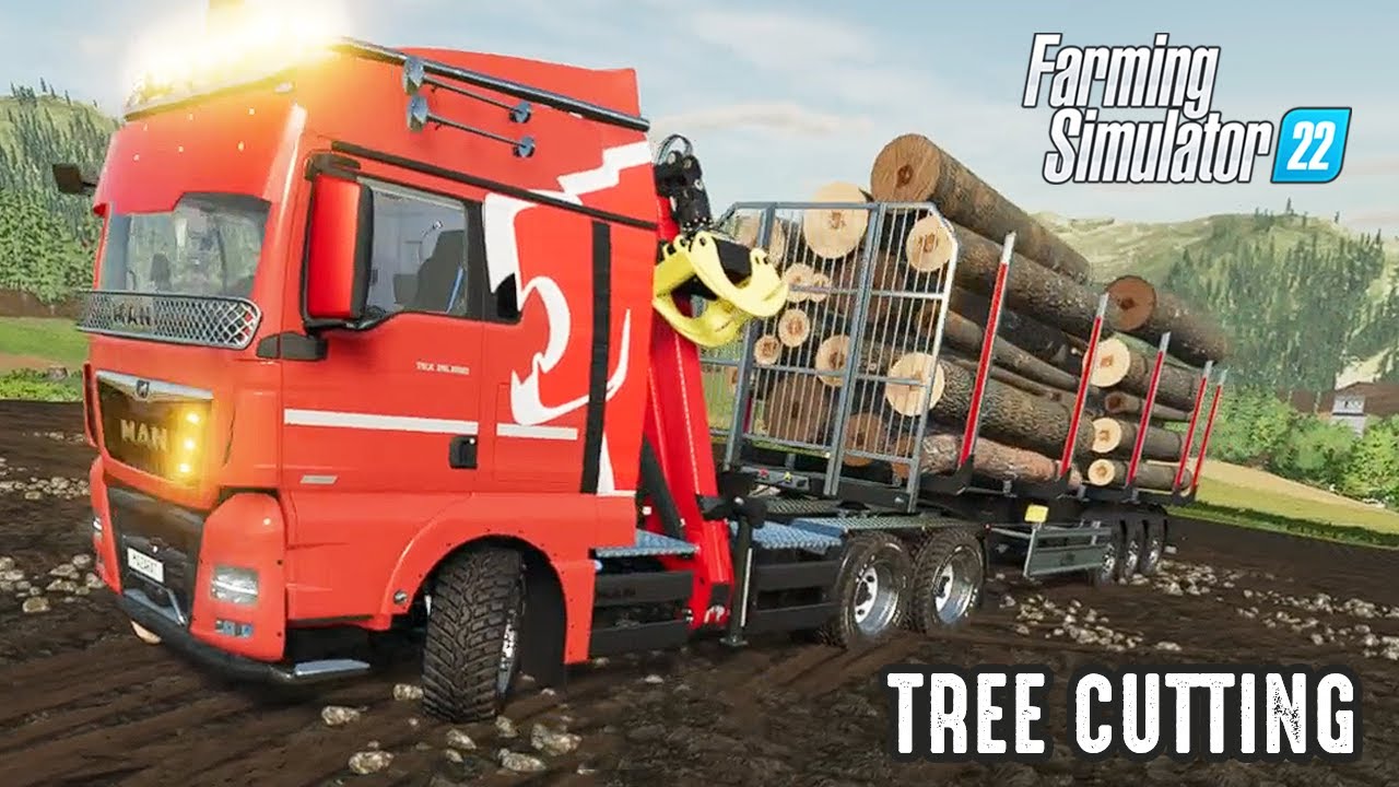 Tree Cutting With Rottne H21D Machine & Automatic Upload | Farming Simulator 22