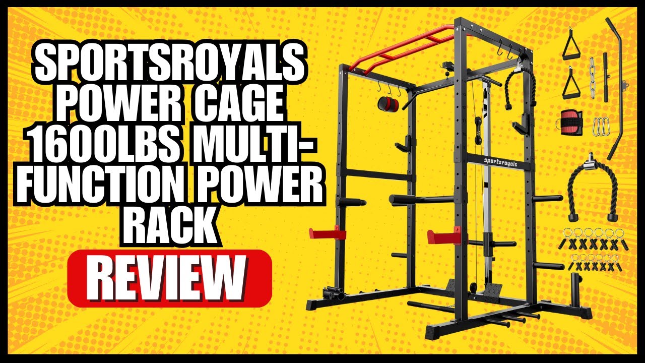 Sportsroyals Power Cage 1600lbs Multi-Function Power Rack Review