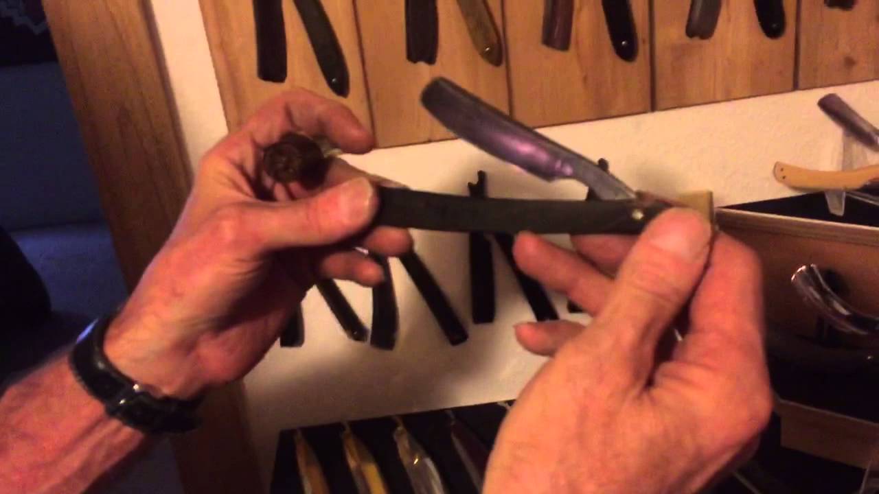Stan Wilson and his epic Straight razors collection
