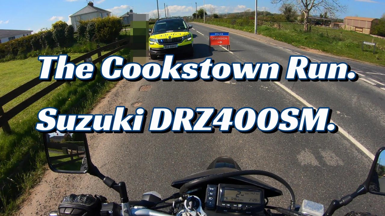 The Cookstown Run.  Suzuki DRZ400SM.