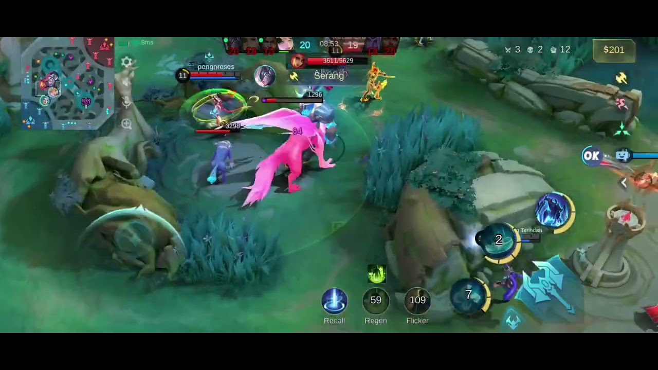 Dapet exp nguntungin exp musuh.... Trs dapet tank nguntungin musuh juga santaiii jungler gue jagoo 🗿