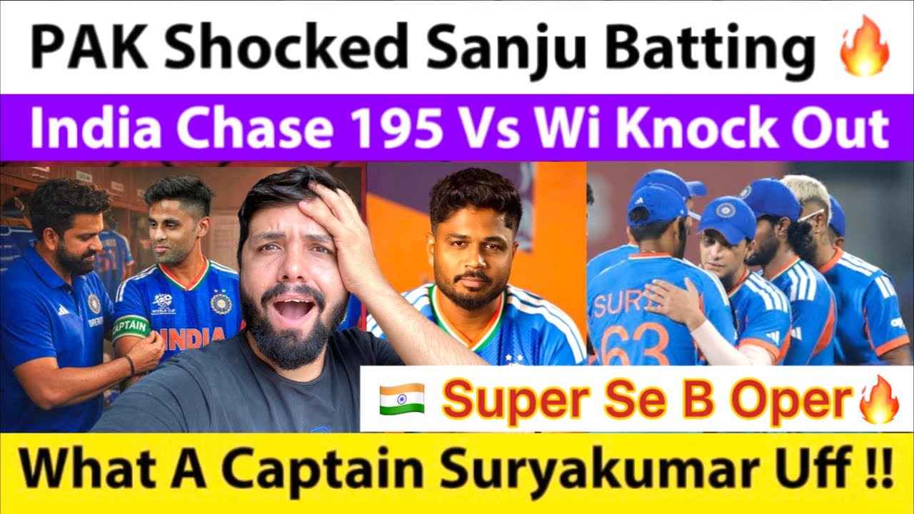PAK Shocked Sanju Samson Life Best Innings | India Chase 196 | Suryakumar Captain | IND VS WI