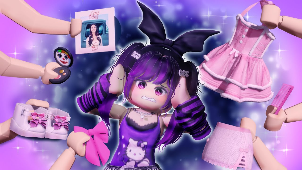Me OBLIGAN a vestirme COQUETTE 🎀 😩 #Roblox #TeamGritón