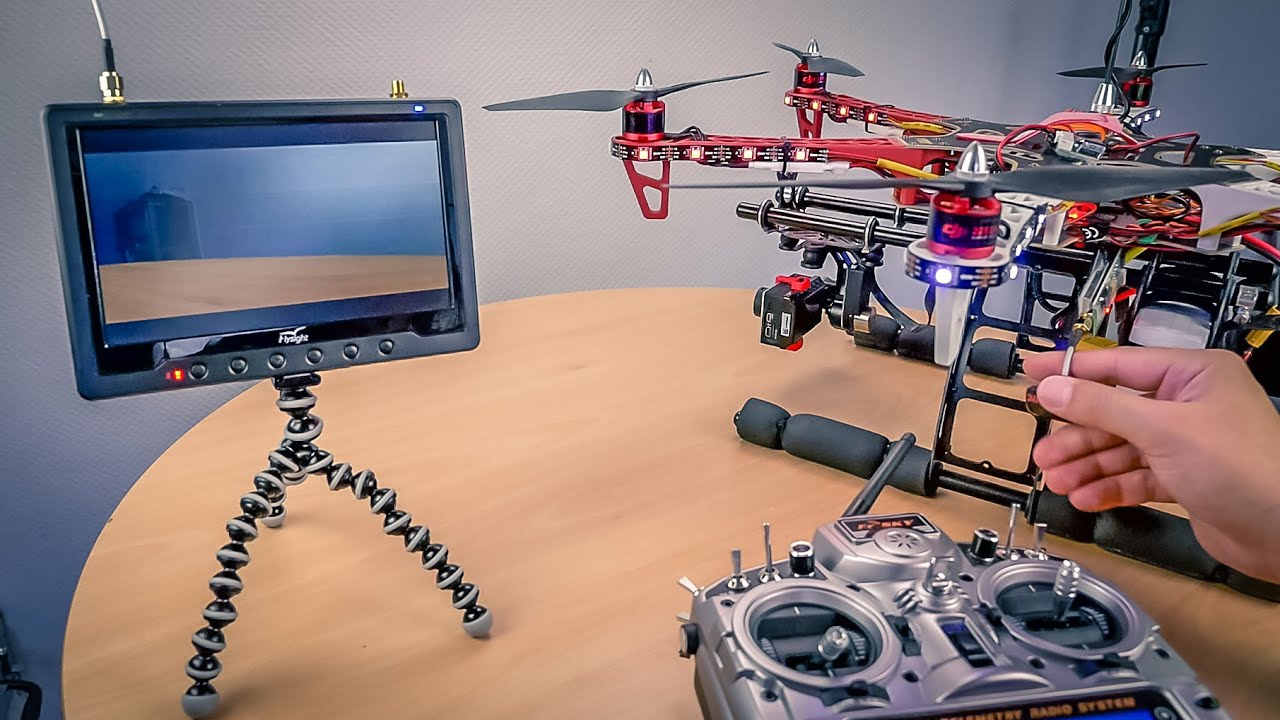 DJI F550 #28 - FPV Sender Anschluß