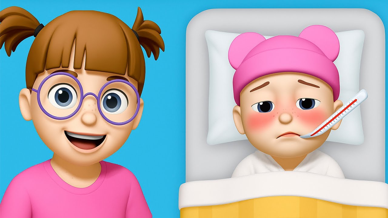 Bebiş Hasta Oldu 🤒 | Eğlenceli Hikâyeli Çocuk Şarkısı