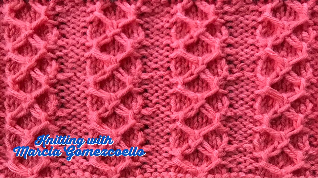 TEJIDOS A DOS AGUJAS: 104- Punto Cruzado/ KNITTING WITH TWO NEEDLES: Cross Stitch